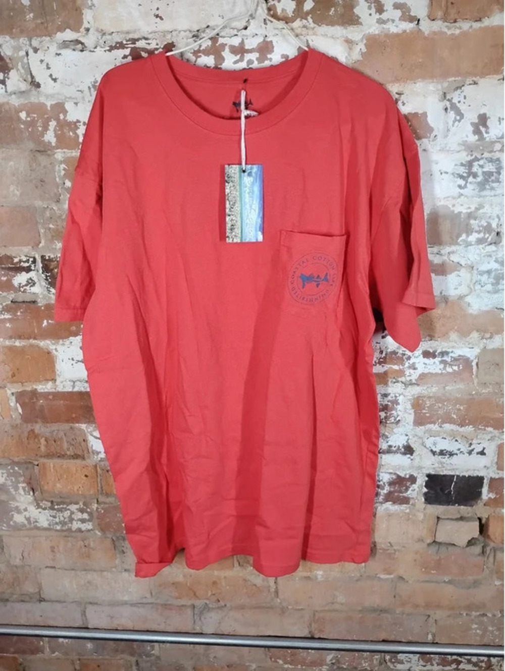 Coastal Cotton Men's Red Size Large T Shirt NWT